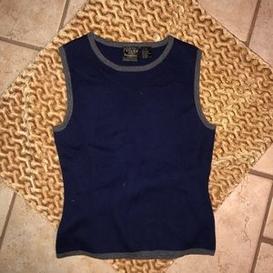 B.Moss sleeveless sweater